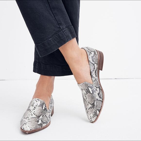 Madewell Frances Loafer, Stamped Snake, size 8 - Picture 7 of 7